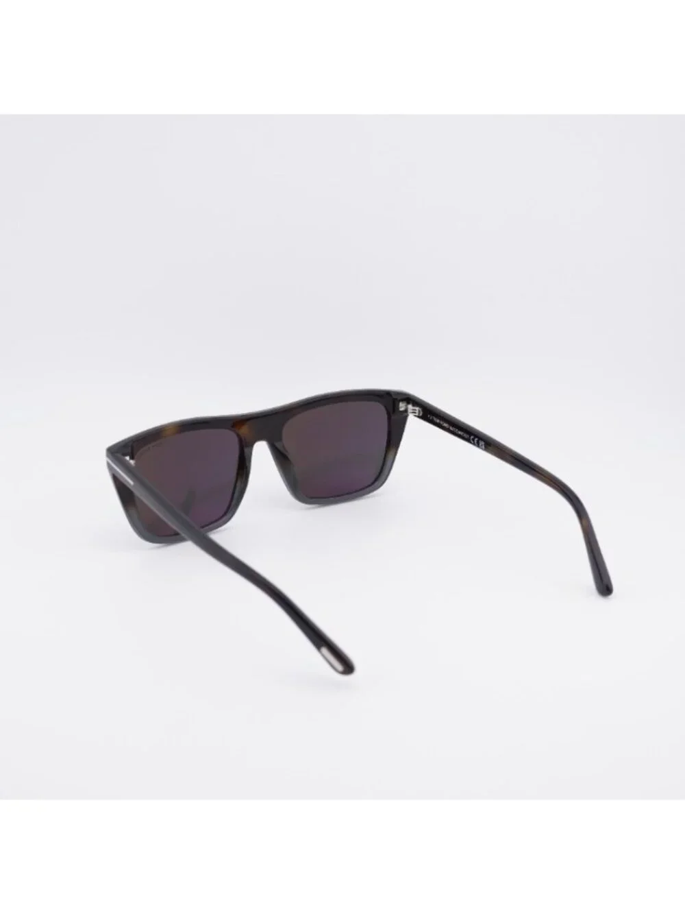 Tom Ford Asian FT1175 55A Sunglasses Coloured Havana Square Frame, Smoke Lenses